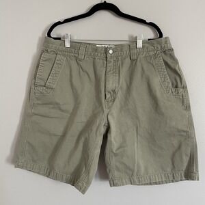 Mountain Khakis Shorts Mens 38 Green Utility Outdoor Workwear Cotton